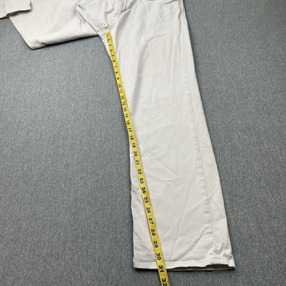 Mavi Jeans Matt Relaxed Straight Leg Pants Mens 34x31 Light Beige Khaki - Picture 6 of 16